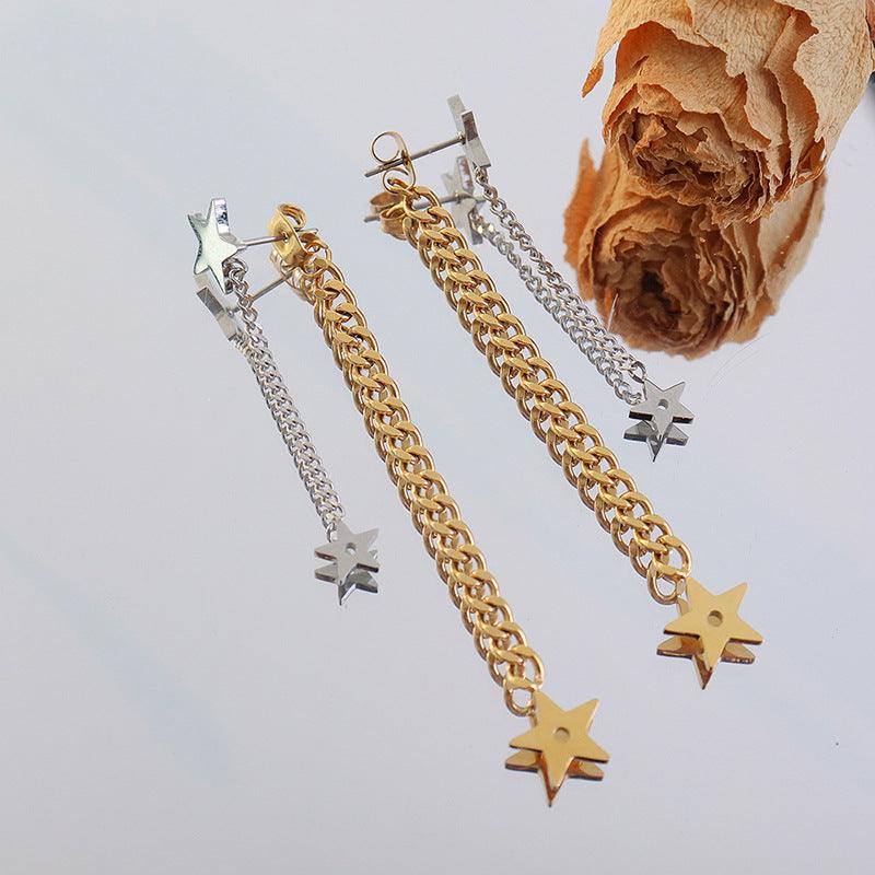 Tassel Star Earrings - zuzumia