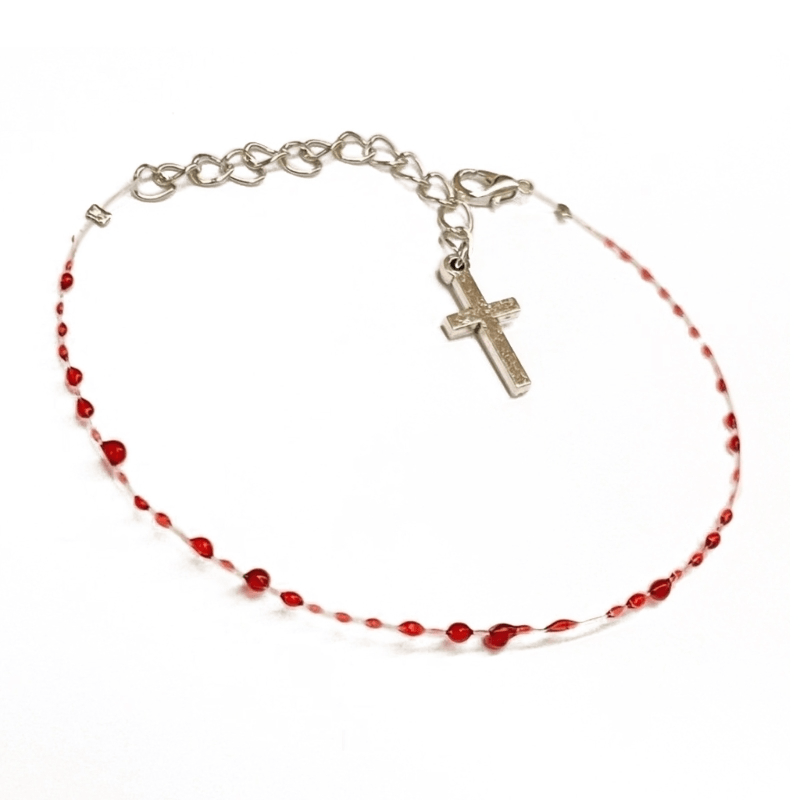 Handmade Blood Drop Bracelet Necklace - zuzumia