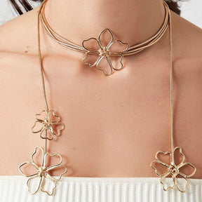 Adjustable Flower Necklace