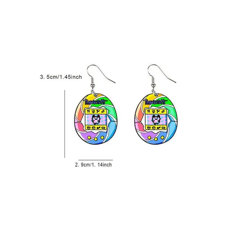 Cartoon Acrylic Drop Earrings- Buy 3 Get 3 Free