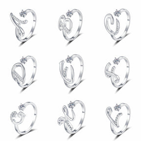 Personalised Initial Ring - zuzumia