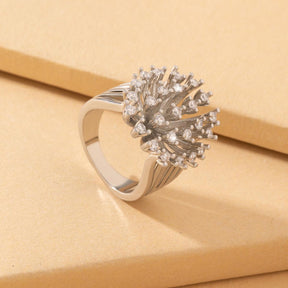 Glittering Zircon Ring - zuzumia