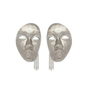 Hyperbole Portrait Tassel Earrings - zuzumia