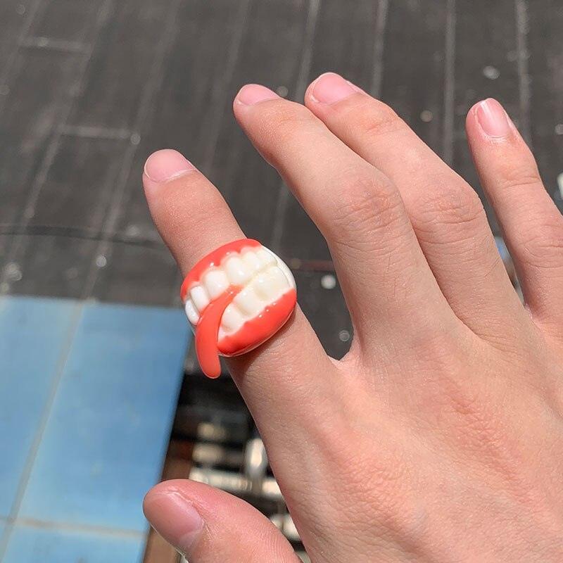 Creative Denture Design Cuff Ring - zuzumia