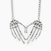 Gothic Skull Hand Chain Necklace