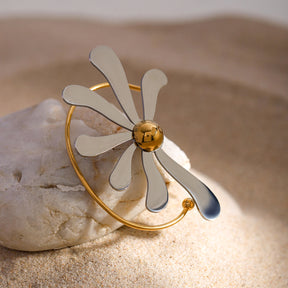 Daisy Flower Ear Cuff