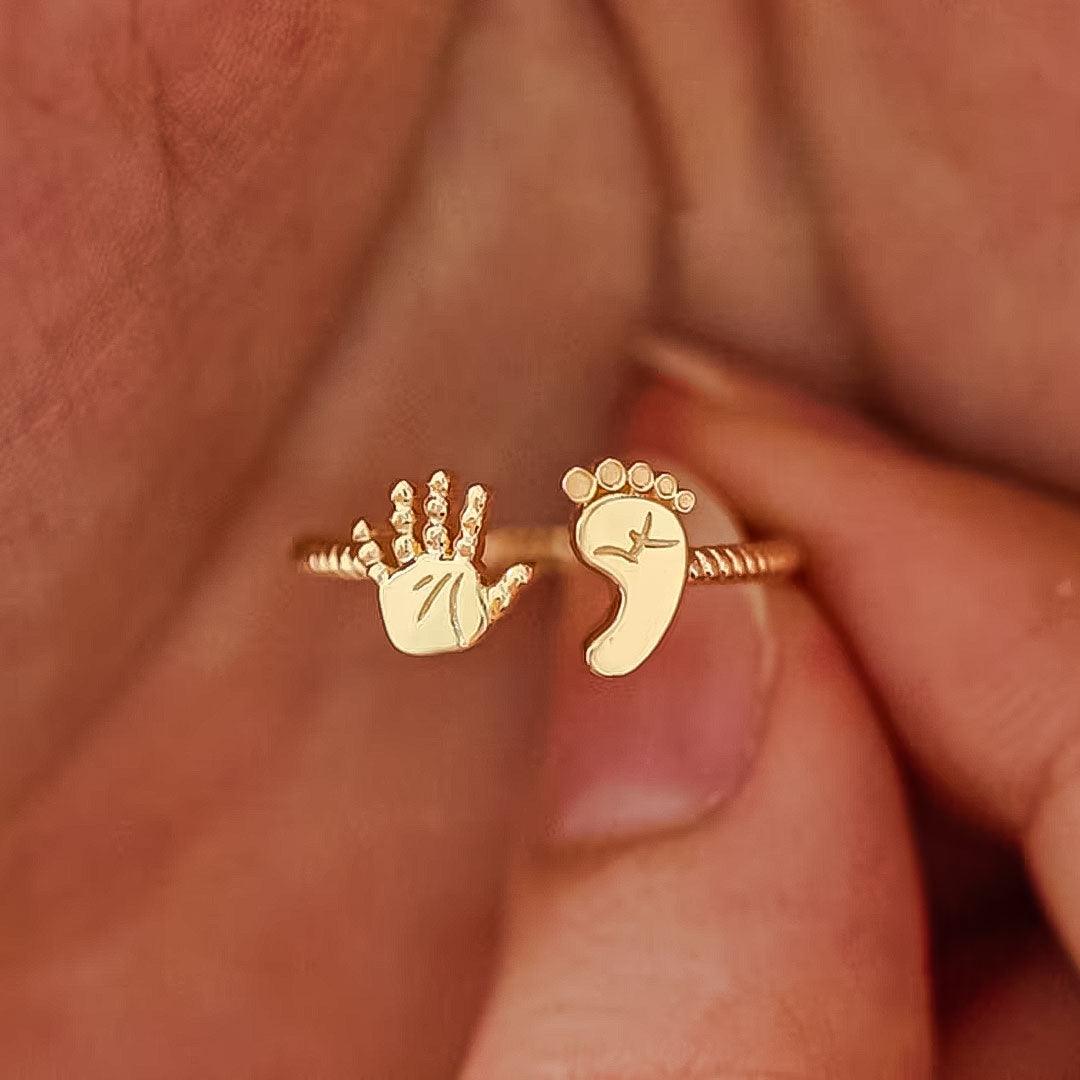 Baby Palm and Feet Ring