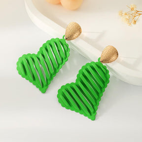 Hollow Heart Earrings - zuzumia