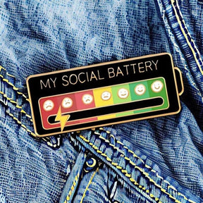 My Social Battery Pin