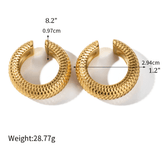 Snake Hoop Earrings Cuffs - zuzumia