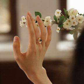 Handmade Vintage Agate Ring