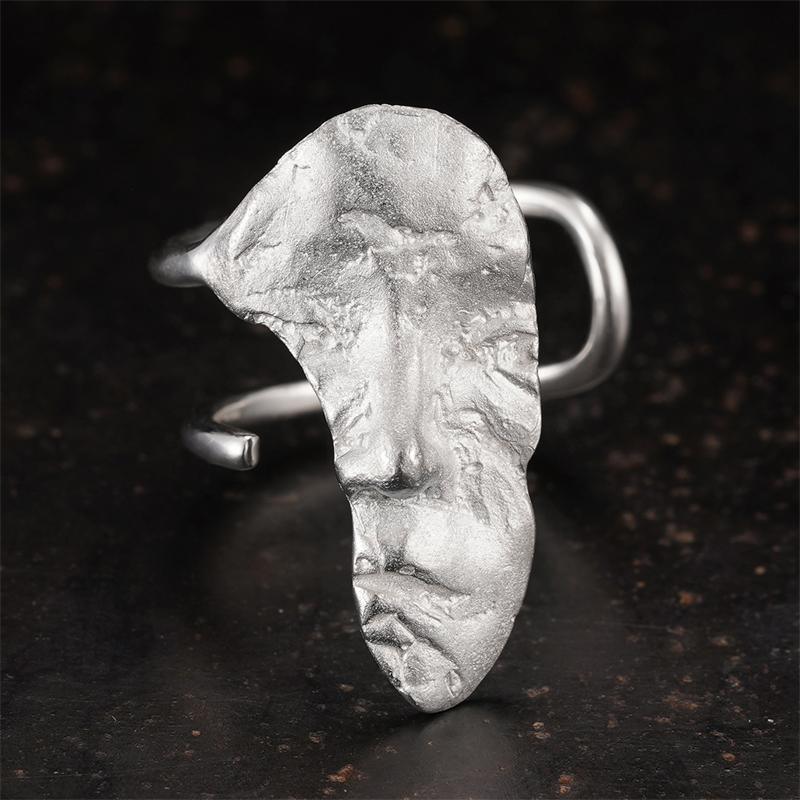 Handmade Shattered Visage Ring