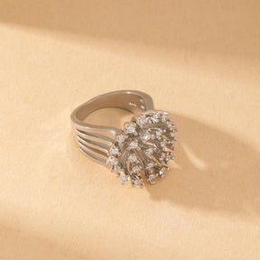 Glittering Zircon Ring - zuzumia