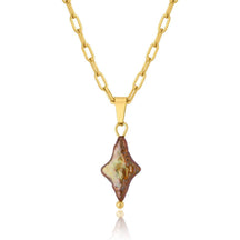 Cross-Shaped Natural Pearl Necklace - zuzumia