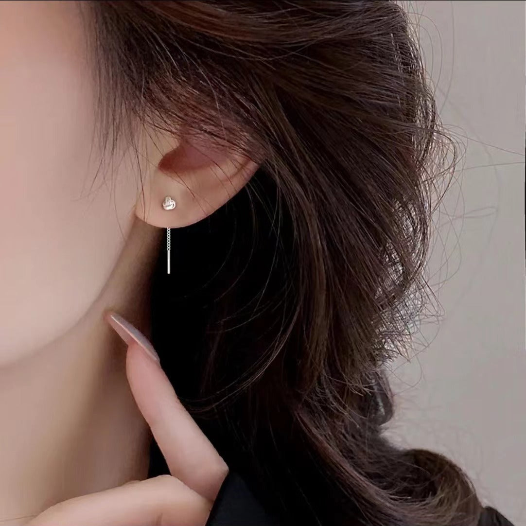 Good Luck Knot Chain Earrings