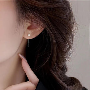 Good Luck Knot Chain Earrings
