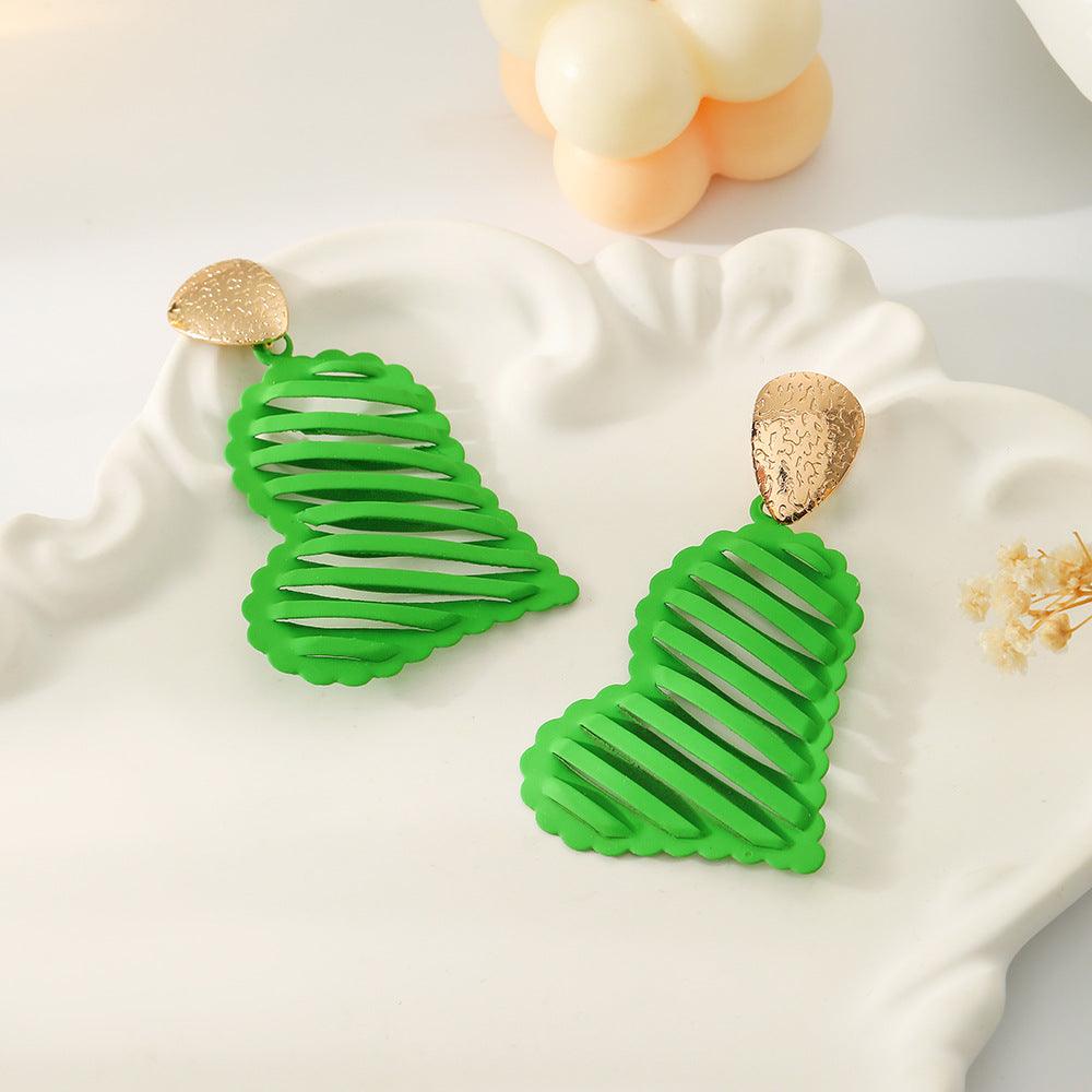Hollow Heart Earrings - zuzumia