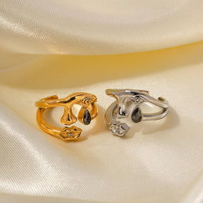 Zirconia Mask Ring - zuzumia