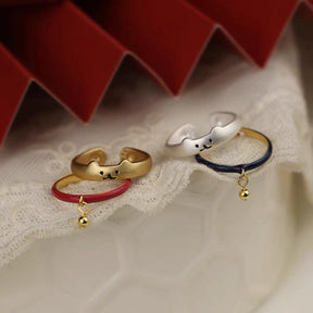 Stacking Cute Cat Rings Set - zuzumia
