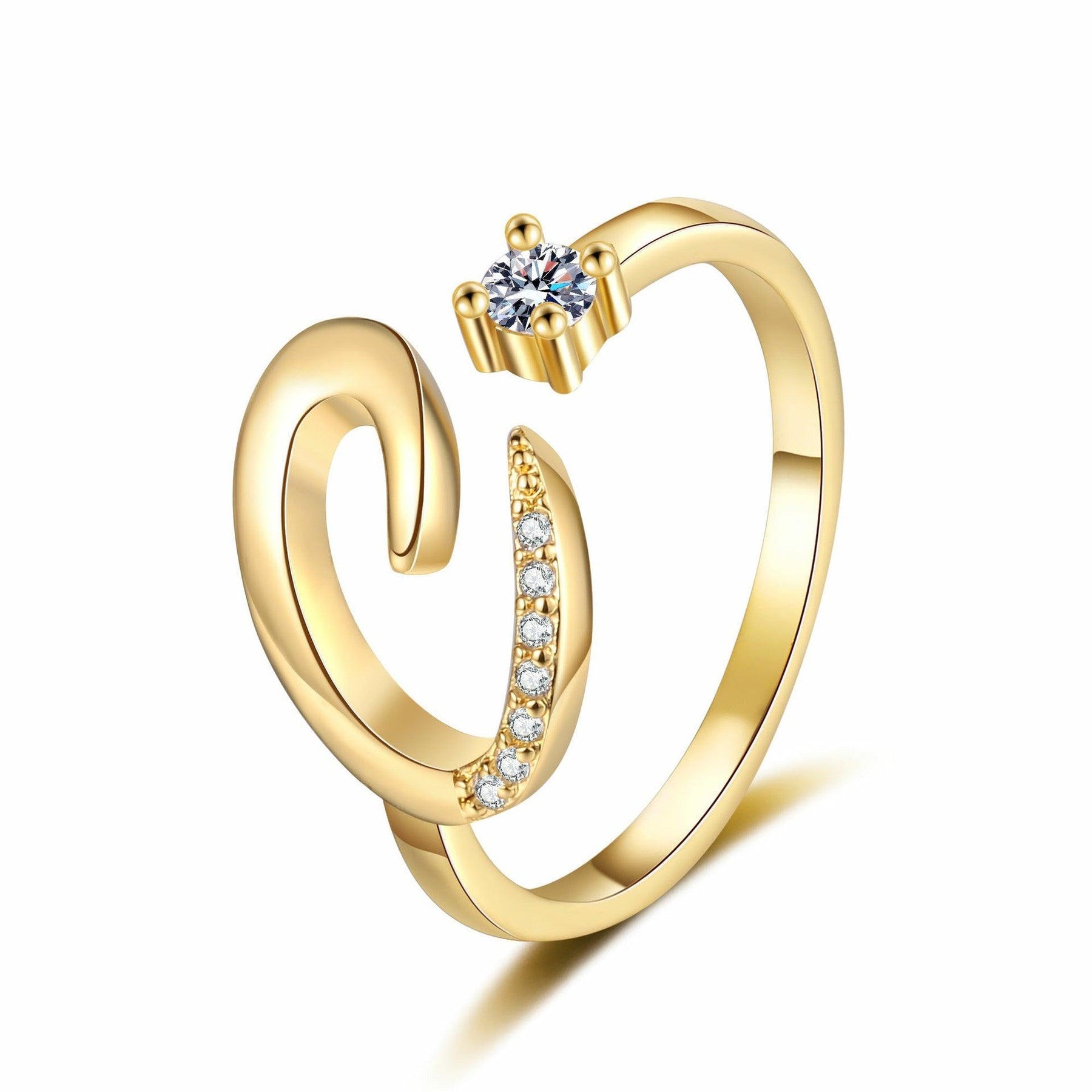 Personalised Initial Ring - zuzumia