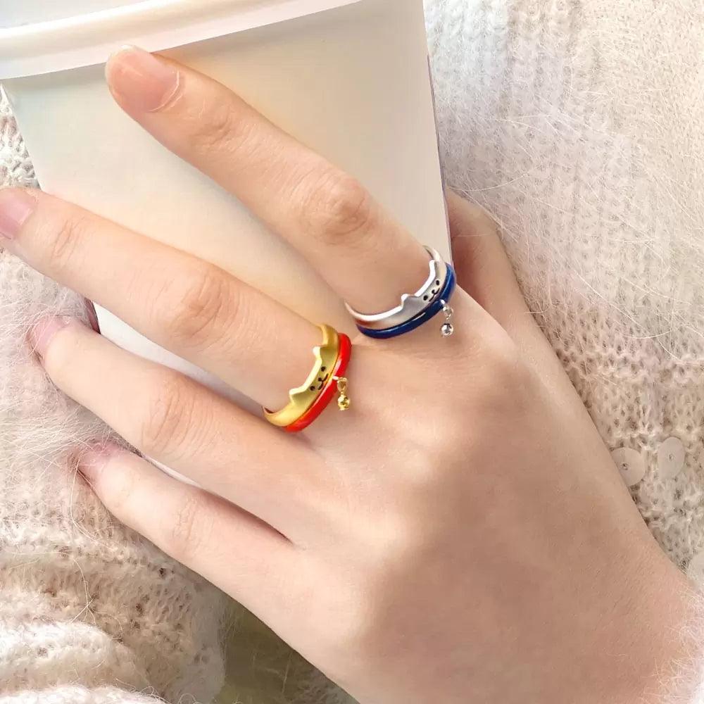 Stacking Cute Cat Rings Set - zuzumia