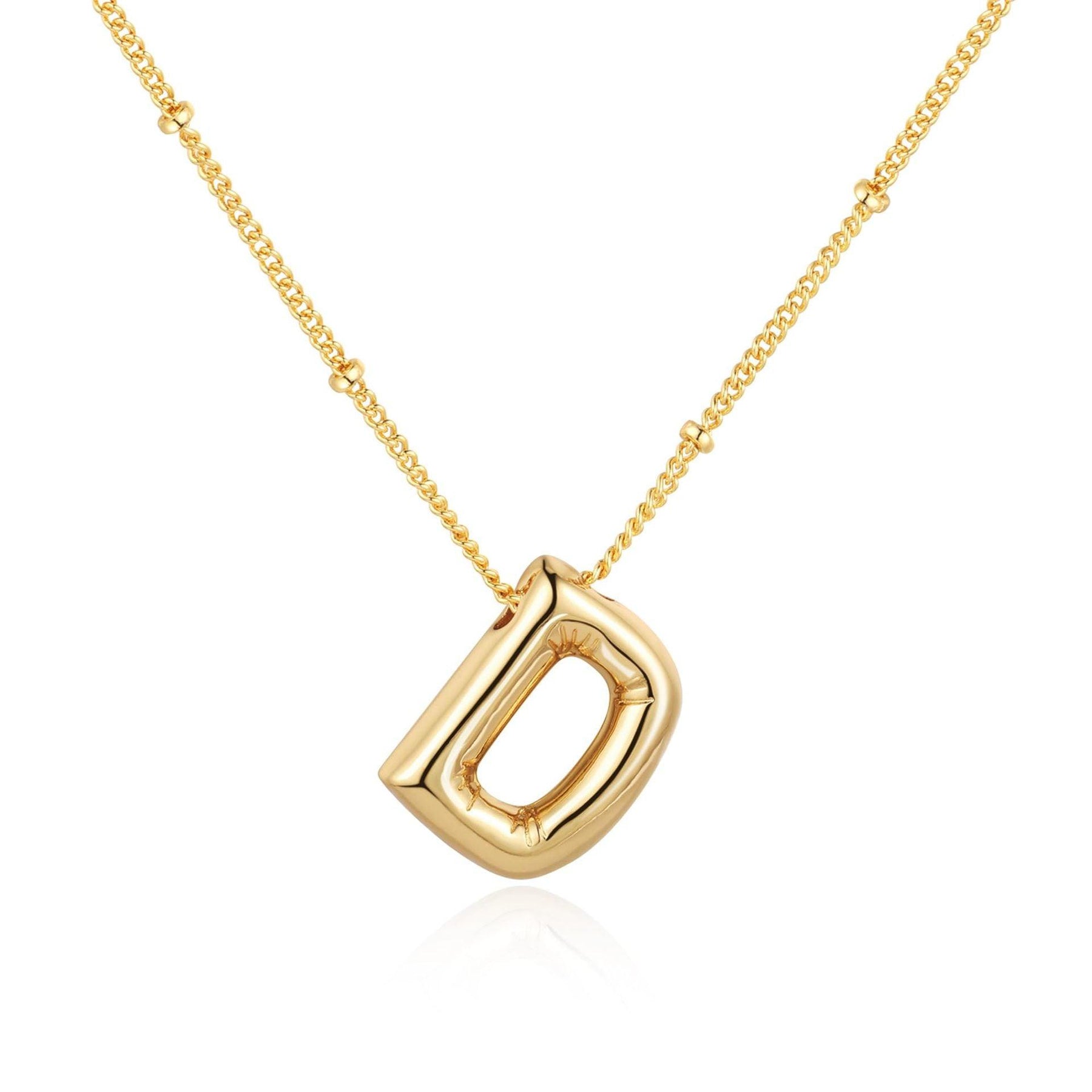 3D Balloon Letter Necklace - zuzumia