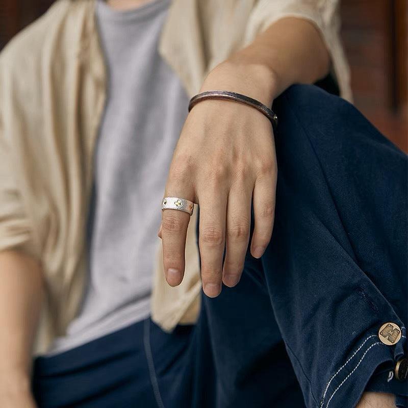 Silver Cross Ring - zuzumia
