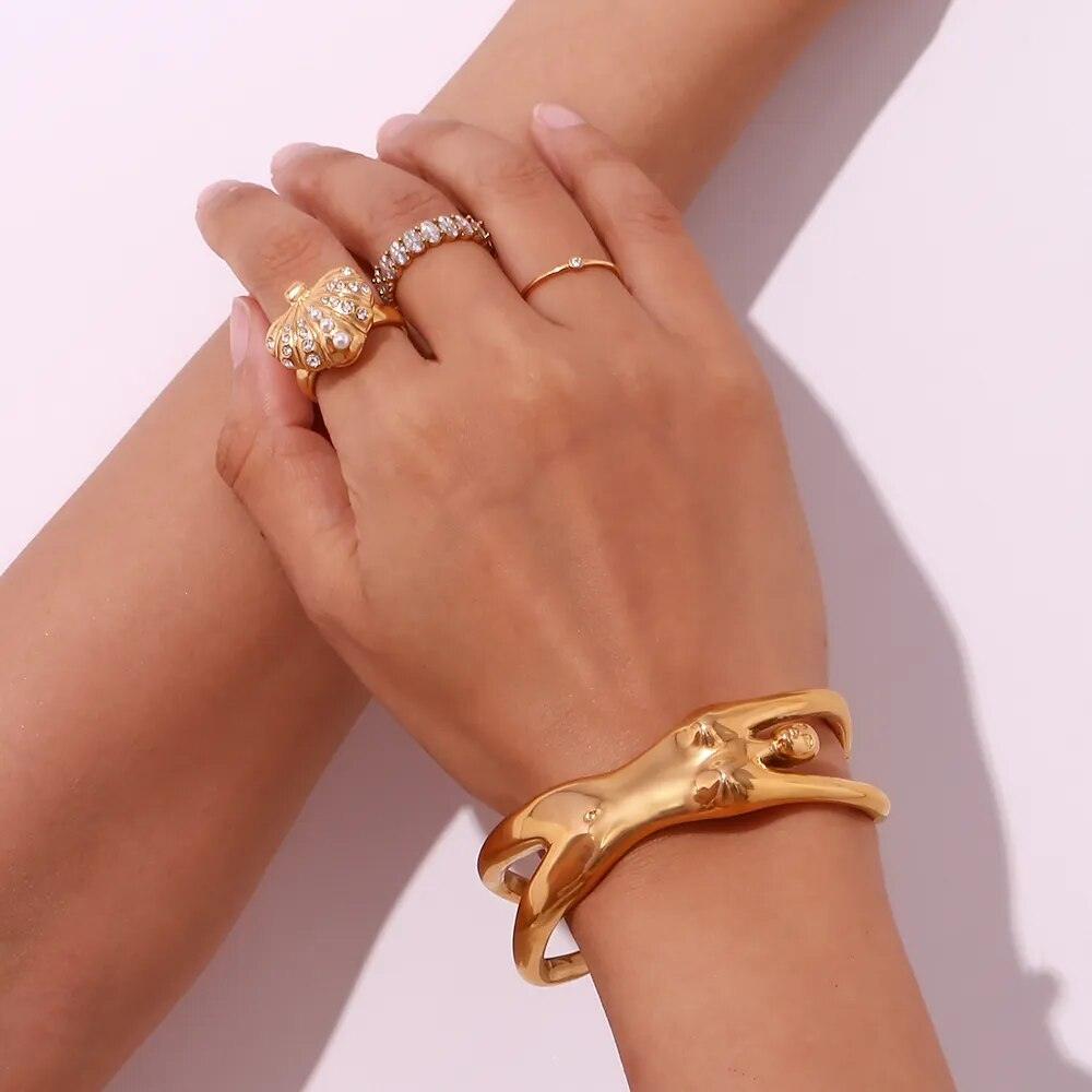 Creative Figure Body Bracelet Bangle - zuzumia