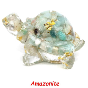 Natural Crystal Turtle Statue Decoration