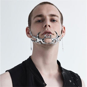 Metal Cyberpunk Mask - zuzumia