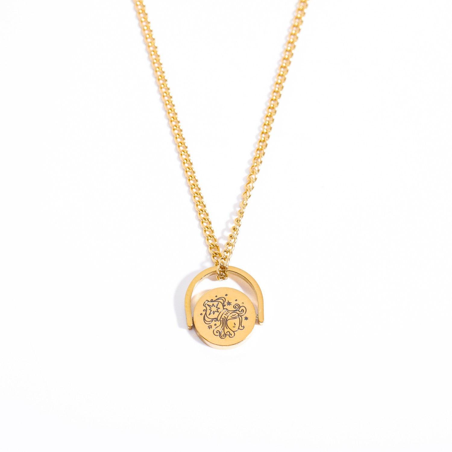 Zodiac Spinner Necklace - zuzumia