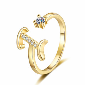 Personalised Initial Ring - zuzumia