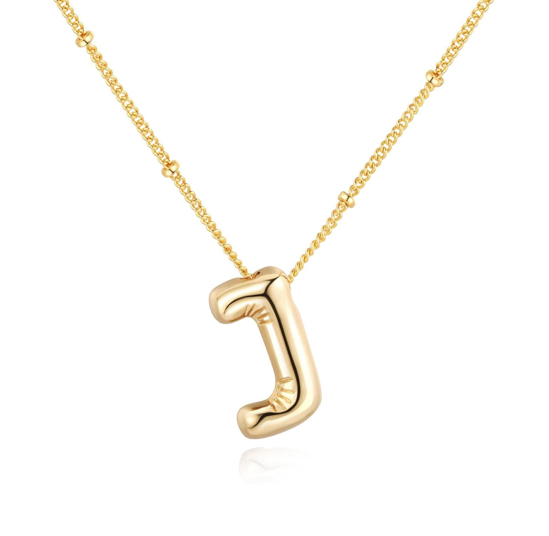 3D Balloon Letter Necklace - zuzumia