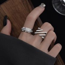Layered Twill Ring - zuzumia