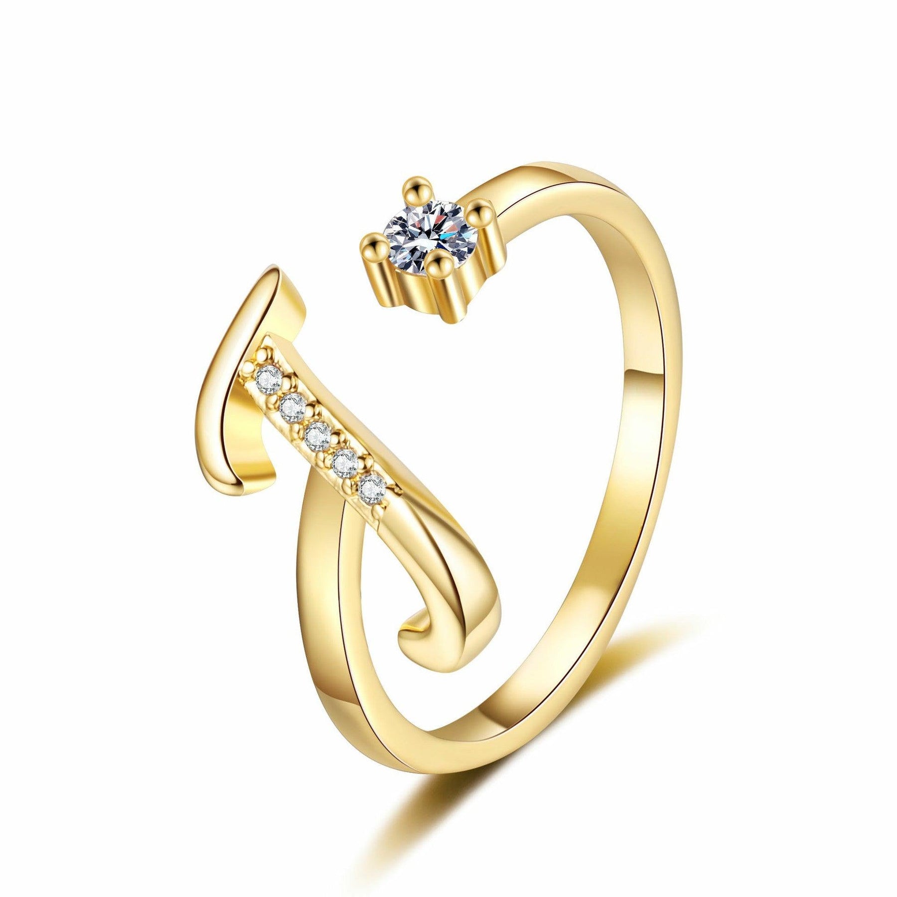 Personalised Initial Ring - zuzumia