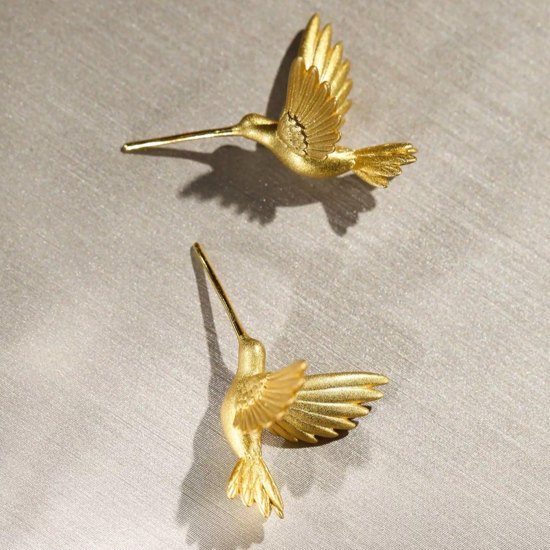 Petite Hummingbird Earrings