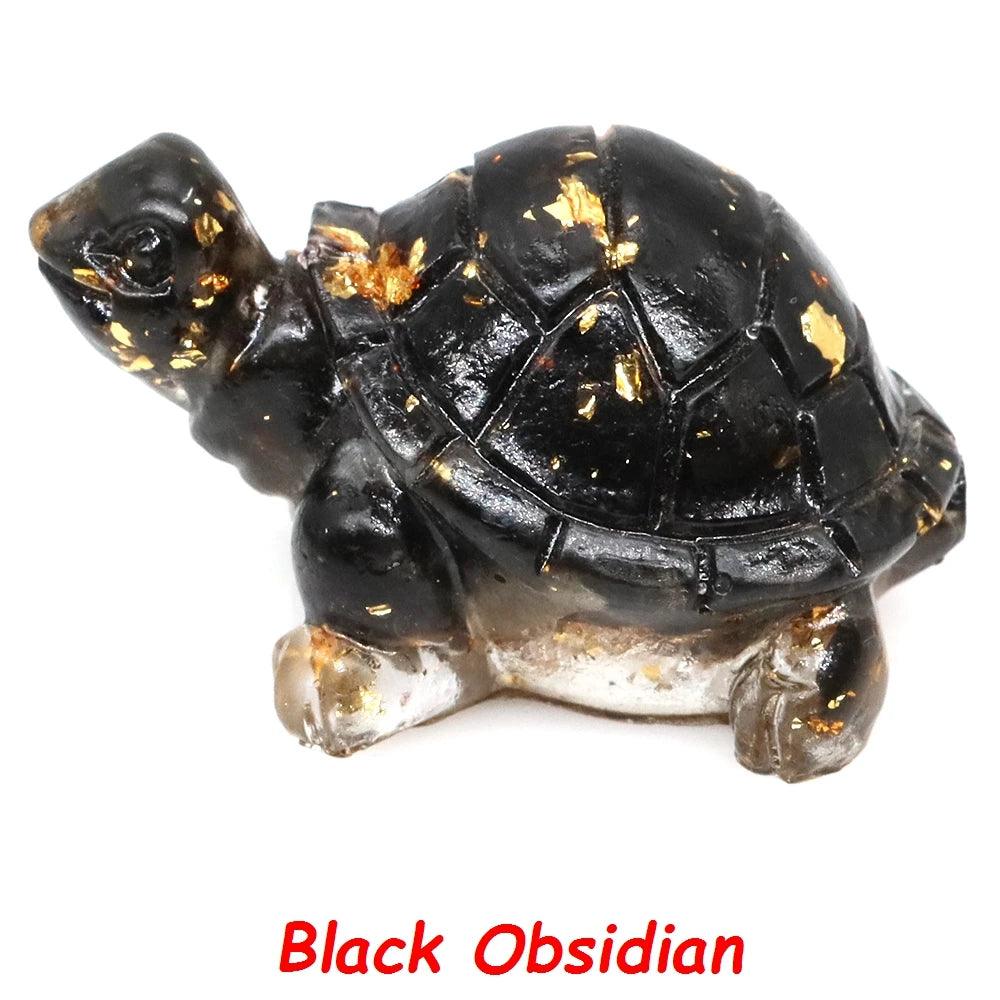Natural Crystal Turtle Statue Decoration