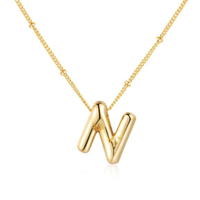 3D Balloon Letter Necklace - zuzumia