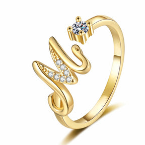 Personalised Initial Ring - zuzumia