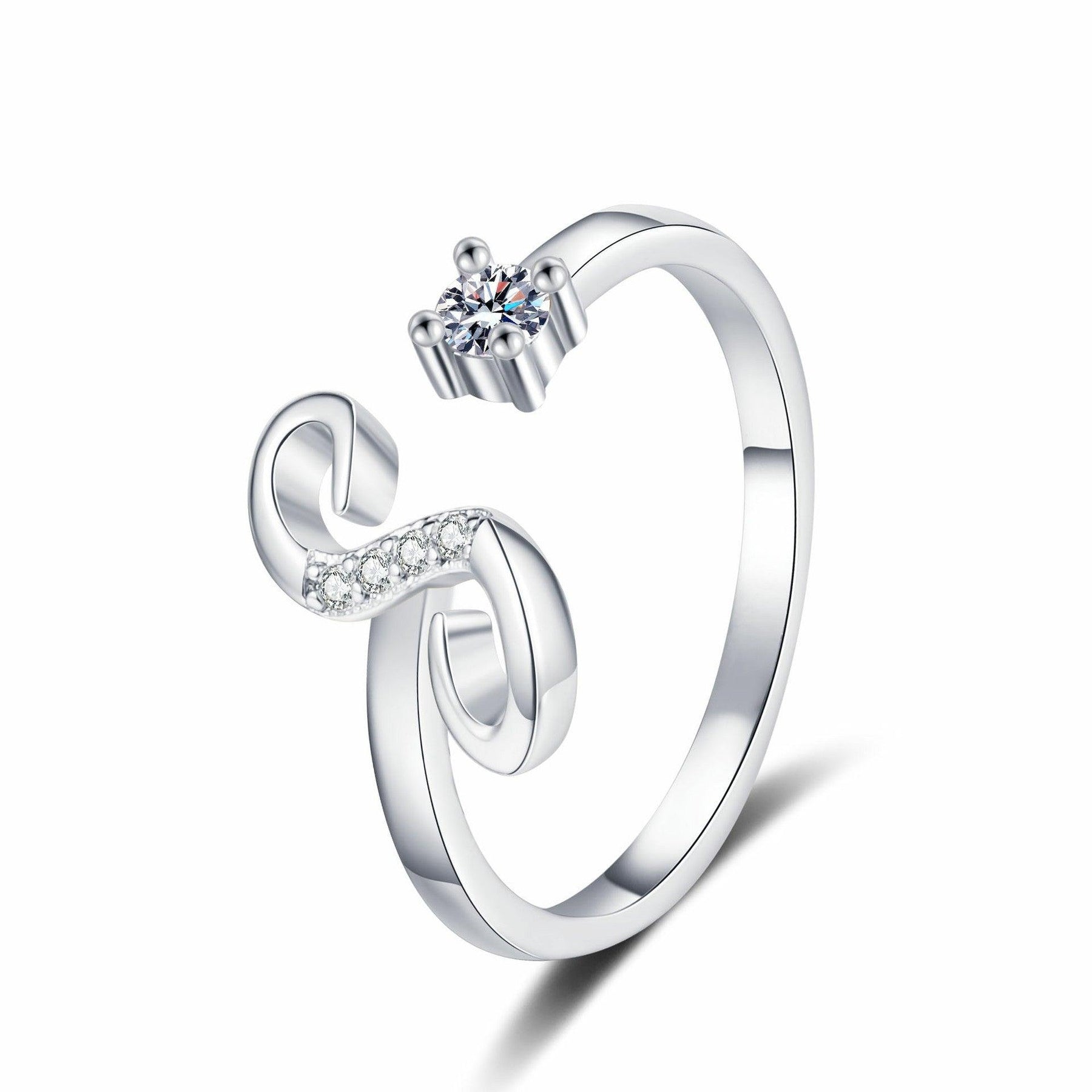 Personalised Initial Ring - zuzumia