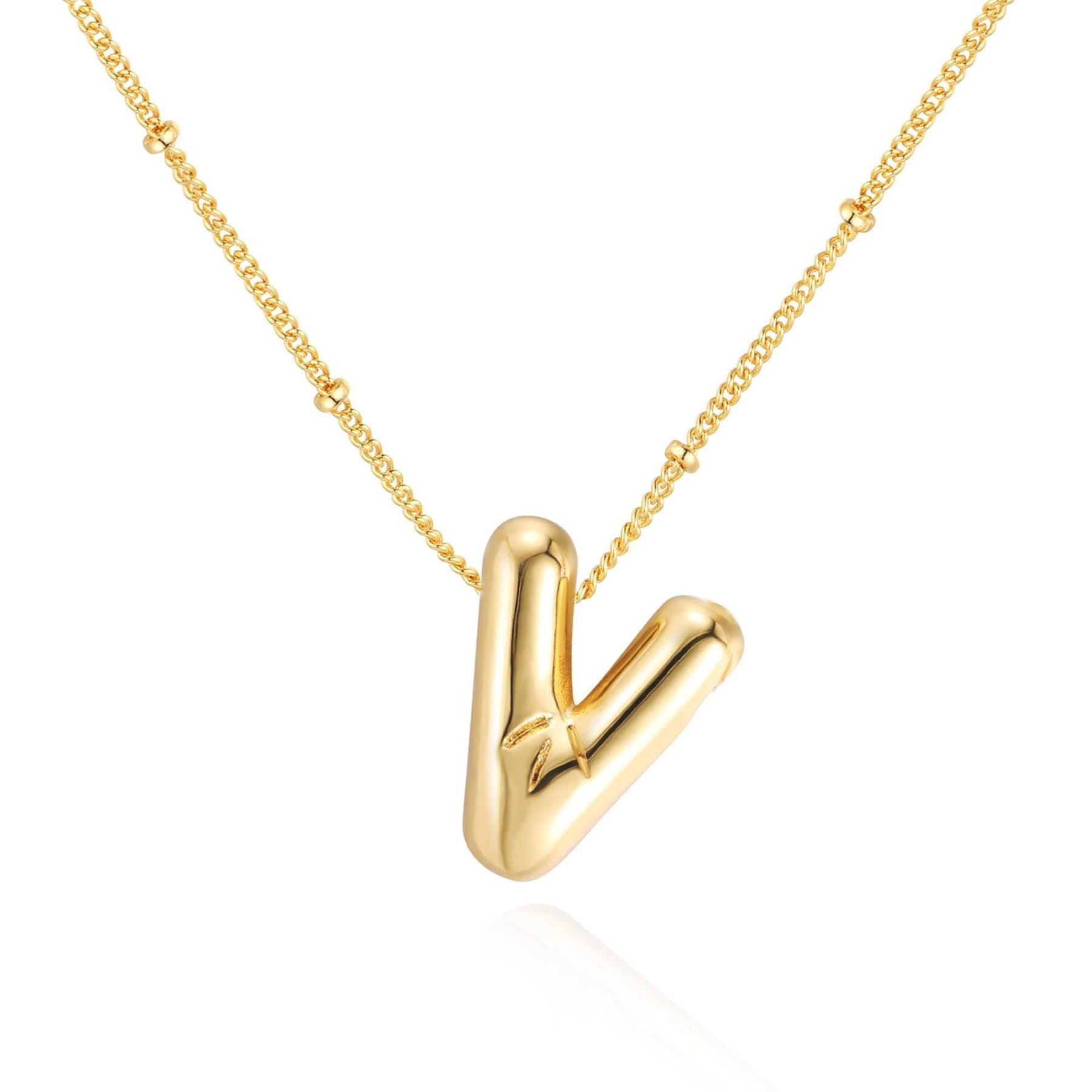 3D Balloon Letter Necklace - zuzumia
