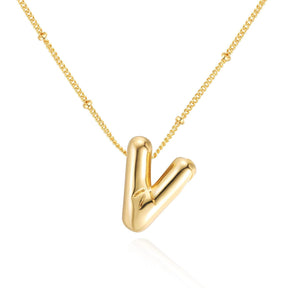 3D Balloon Letter Necklace - zuzumia