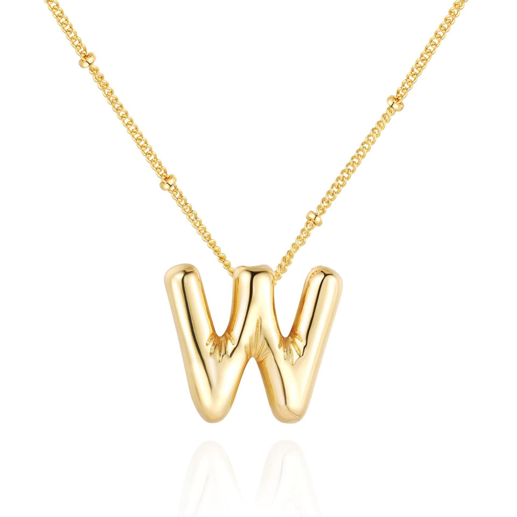 3D Balloon Letter Necklace - zuzumia