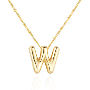 3D Balloon Letter Necklace - zuzumia