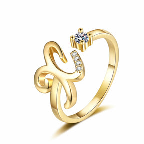 Personalised Initial Ring - zuzumia