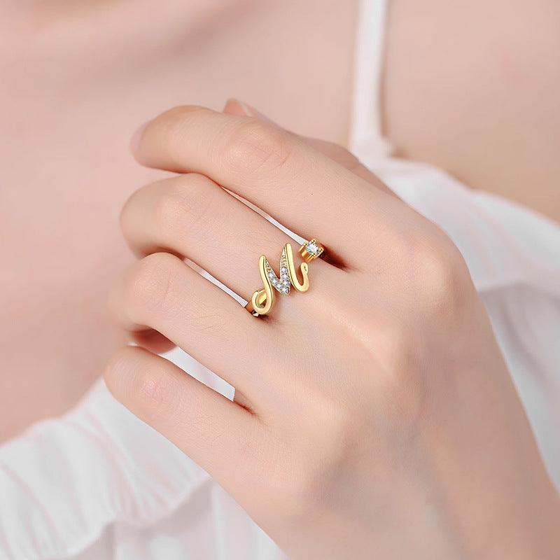 Personalised Initial Ring - zuzumia