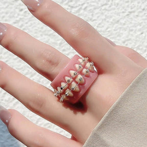Creative Denture Design Cuff Ring