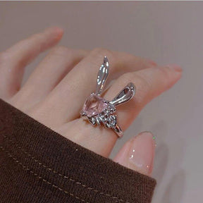 Cute Bunny Ring - zuzumia