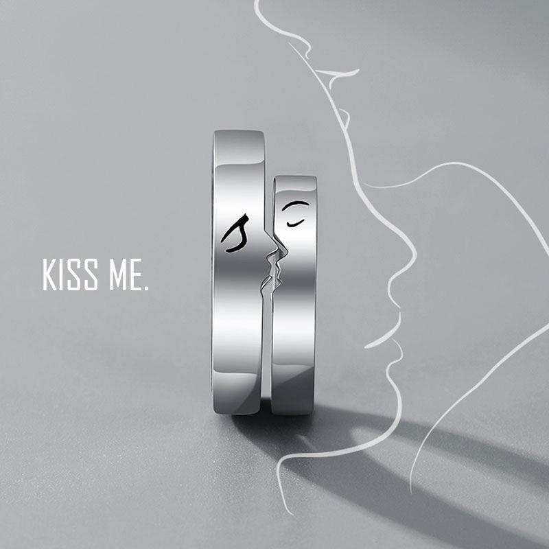 Kiss Me Cute Matching Rings - zuzumia