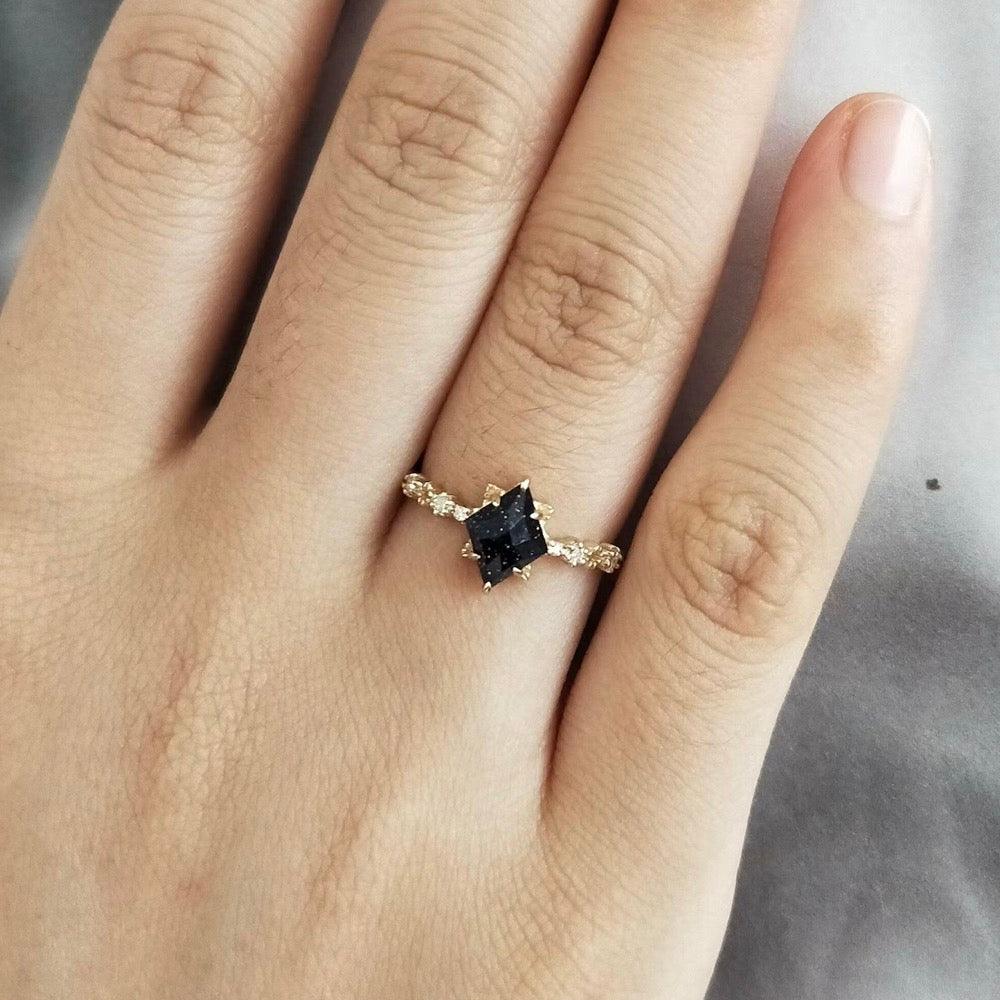 Starry Blue Sky Ring Set - zuzumia